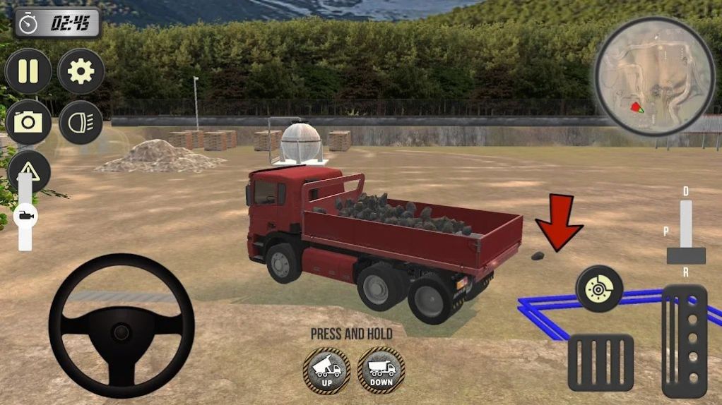 矿山采石场卡车模拟器游戏