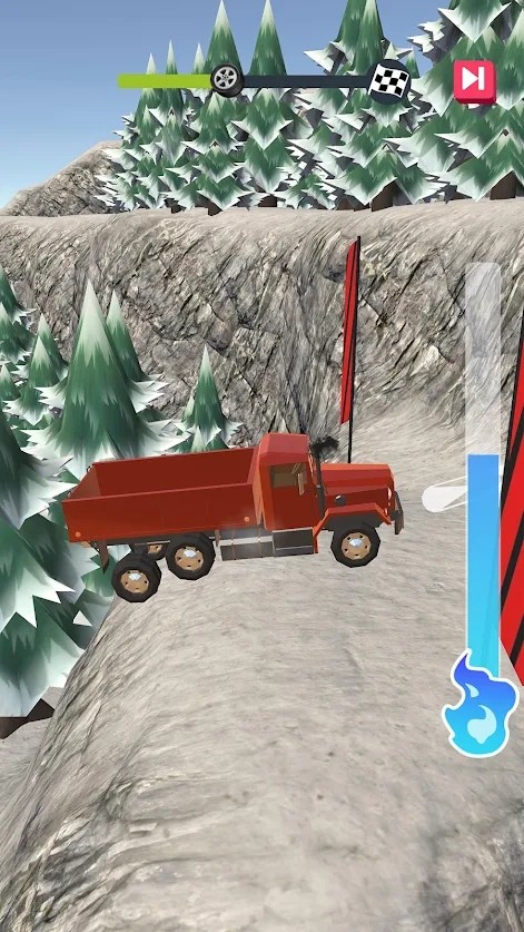 冬季公路卡车司机游戏